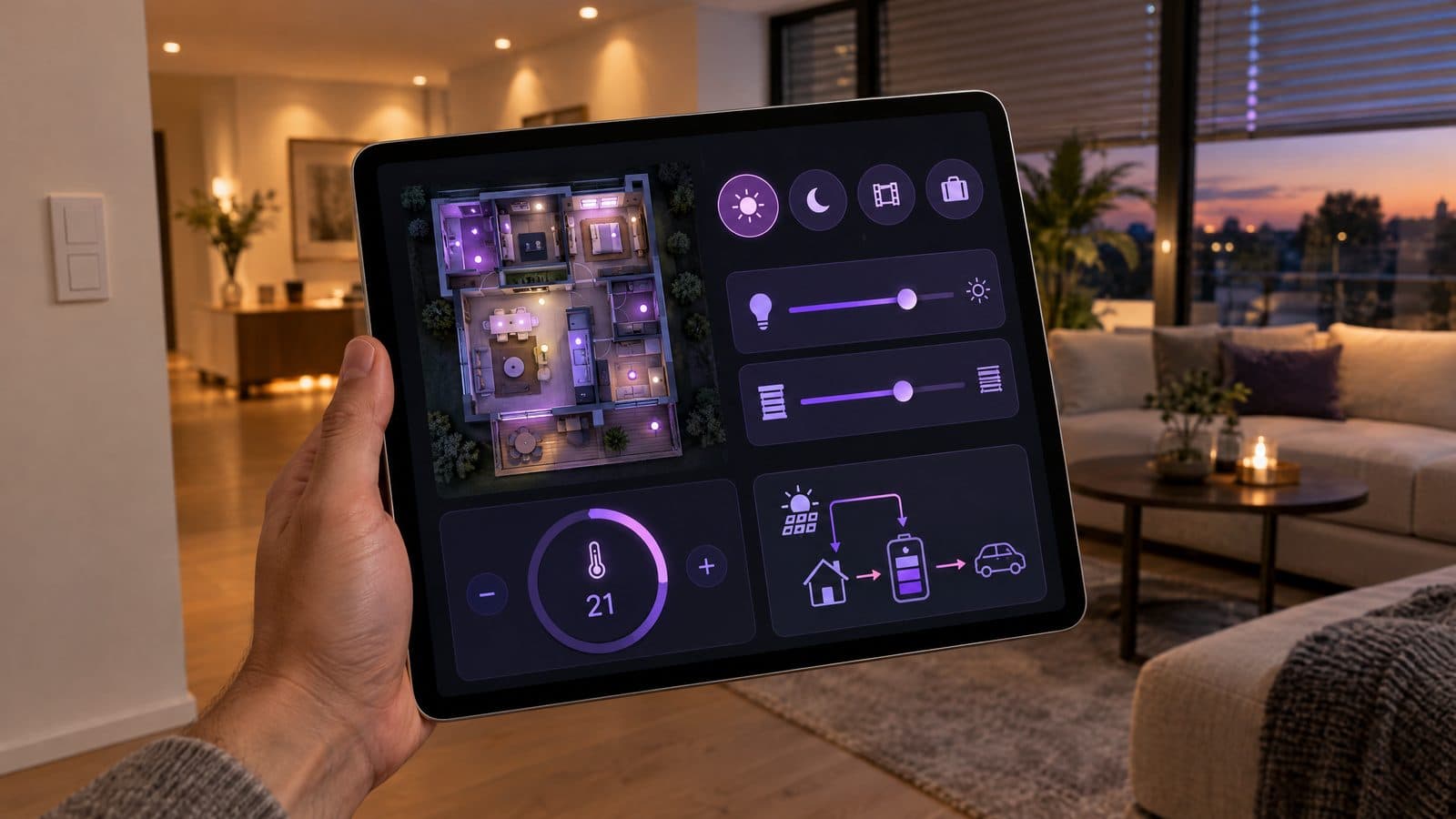 Smart-Home-Visualisierung nach Maß: Szenen und Automationen